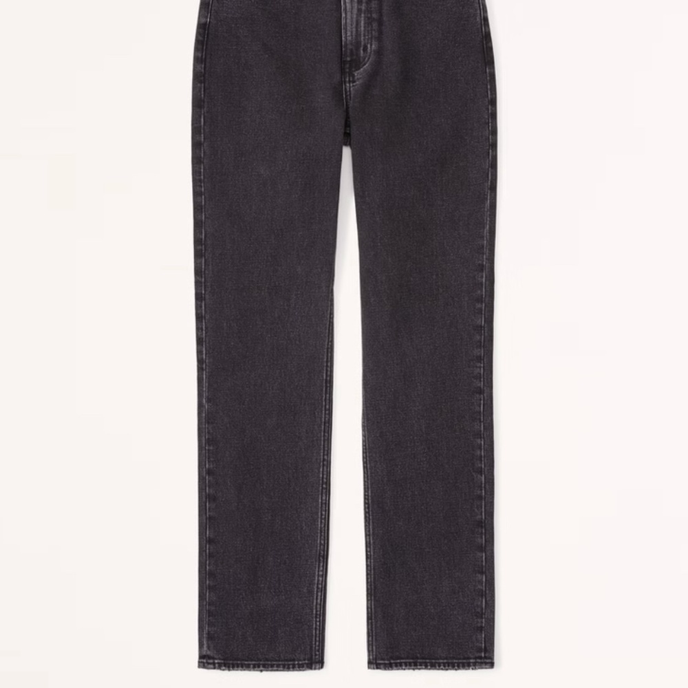 Abercrombie Curve Love Ultra High Rise Ankle Straight Jean - Picture 4 of 7